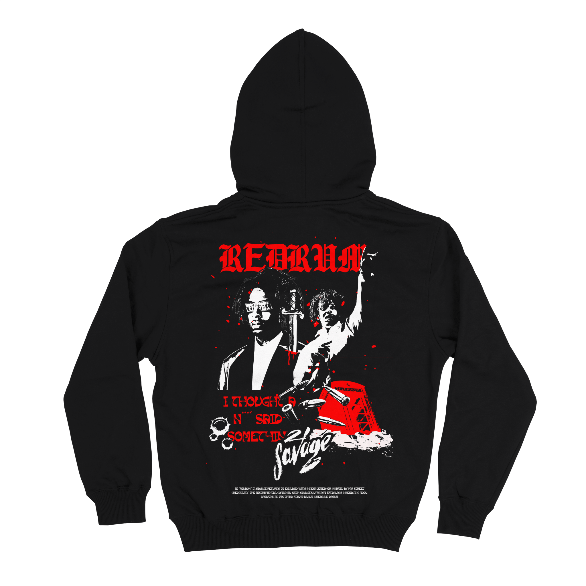 21 Savage Redrum Hoodie - WEARKOS